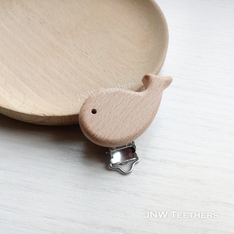 JNW Teethers Whale wooden clip