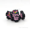 Women rights silicone focal beads