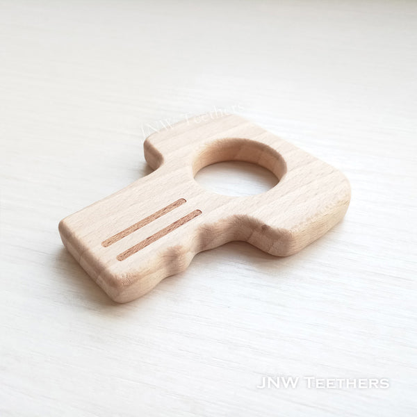 Key Engraved wooden teethers