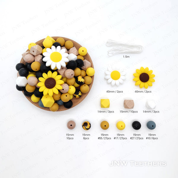 Sunflower beads DIY Kits