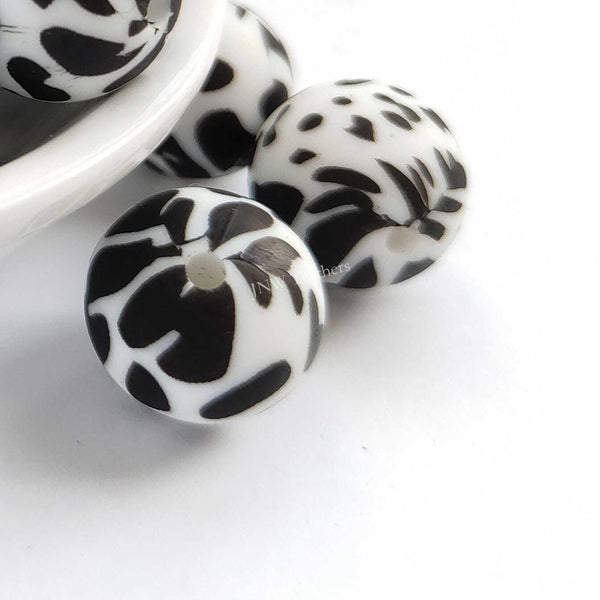 Silicone Print Beads X12