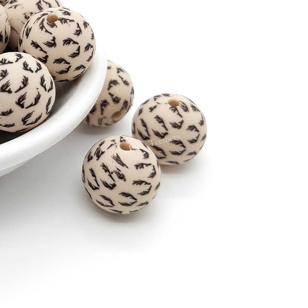 Silicone Print Beads X18