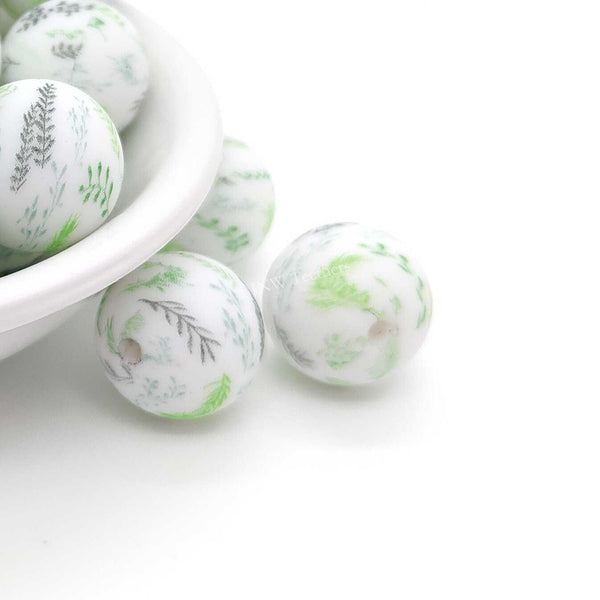 Silicone Print Beads X25