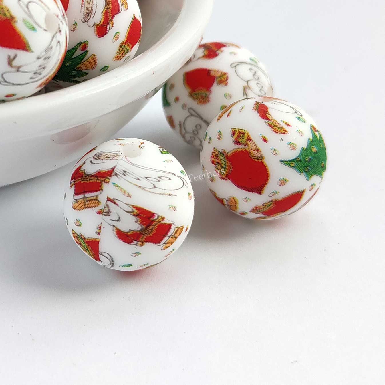 Silicone Print Beads X5