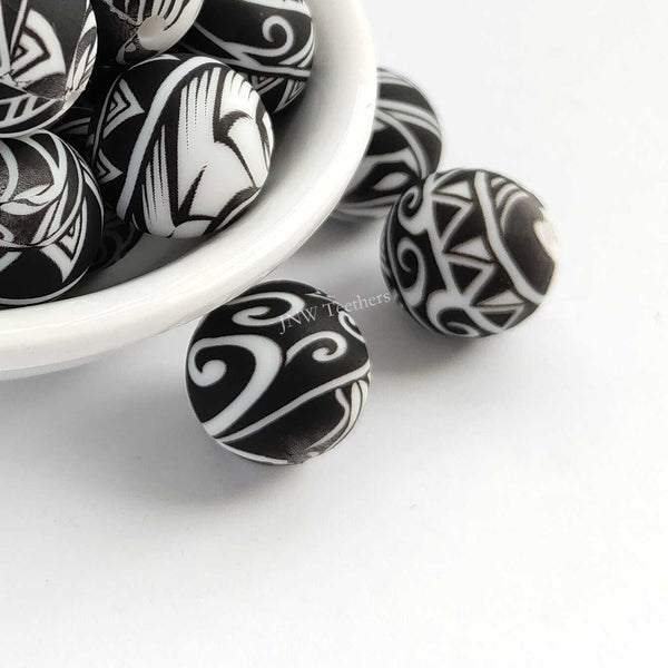 Silicone Print Beads X6