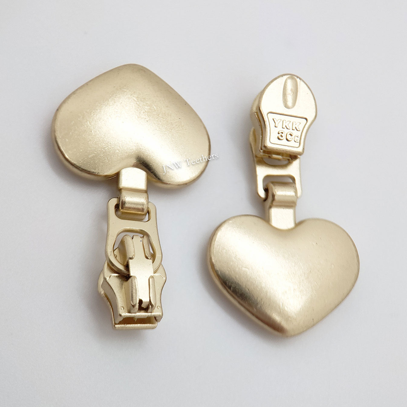 Heart  Shape YKK® Coil Zipper Sliders #3