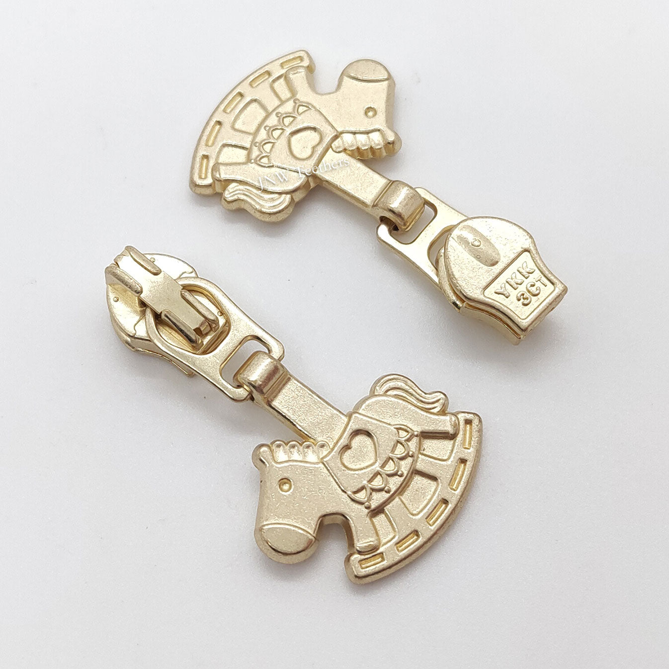Horse Shape YKK® Coil Zipper Sliders #3