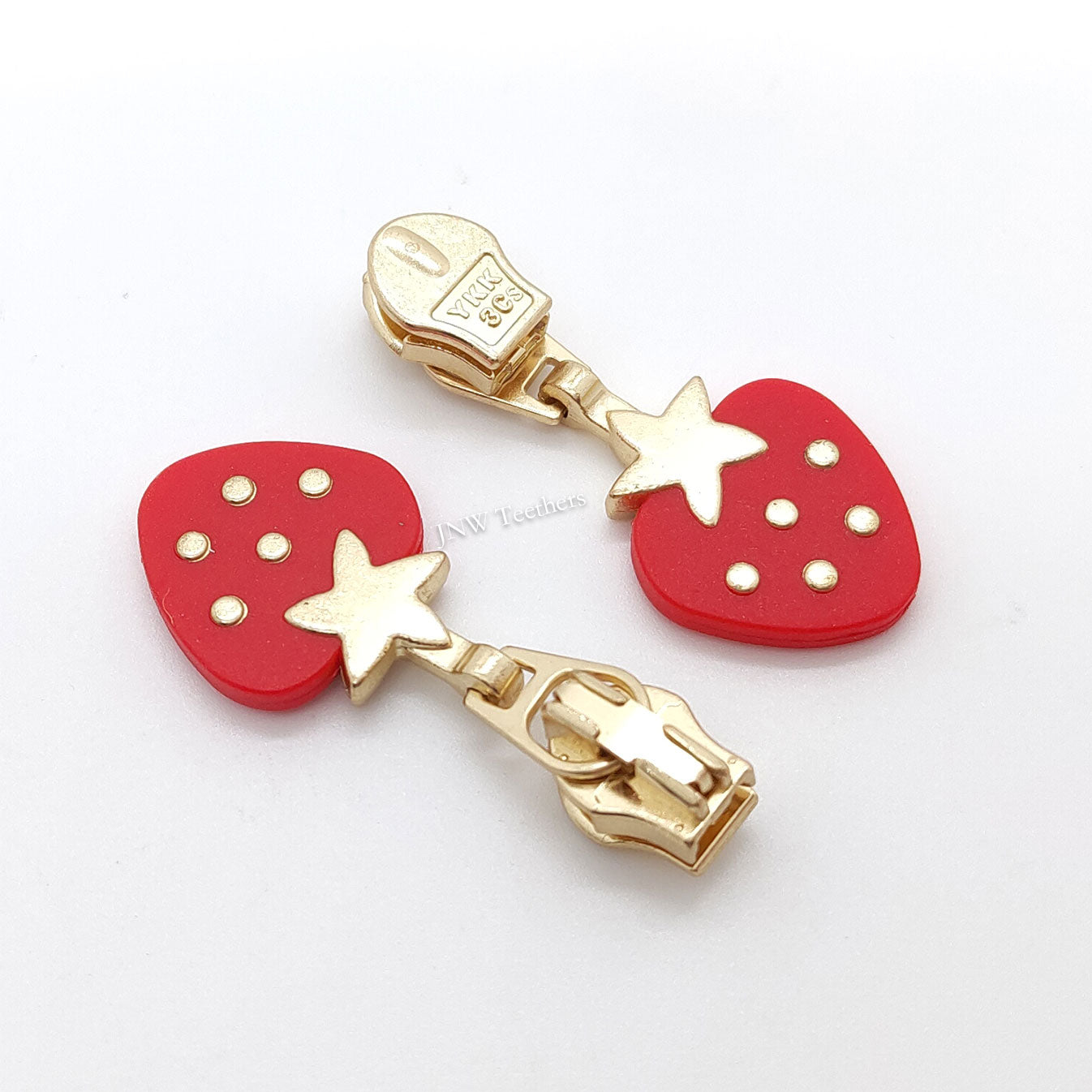 20pcs Strawberry Shape YKK® Coil Zipper Sliders #3