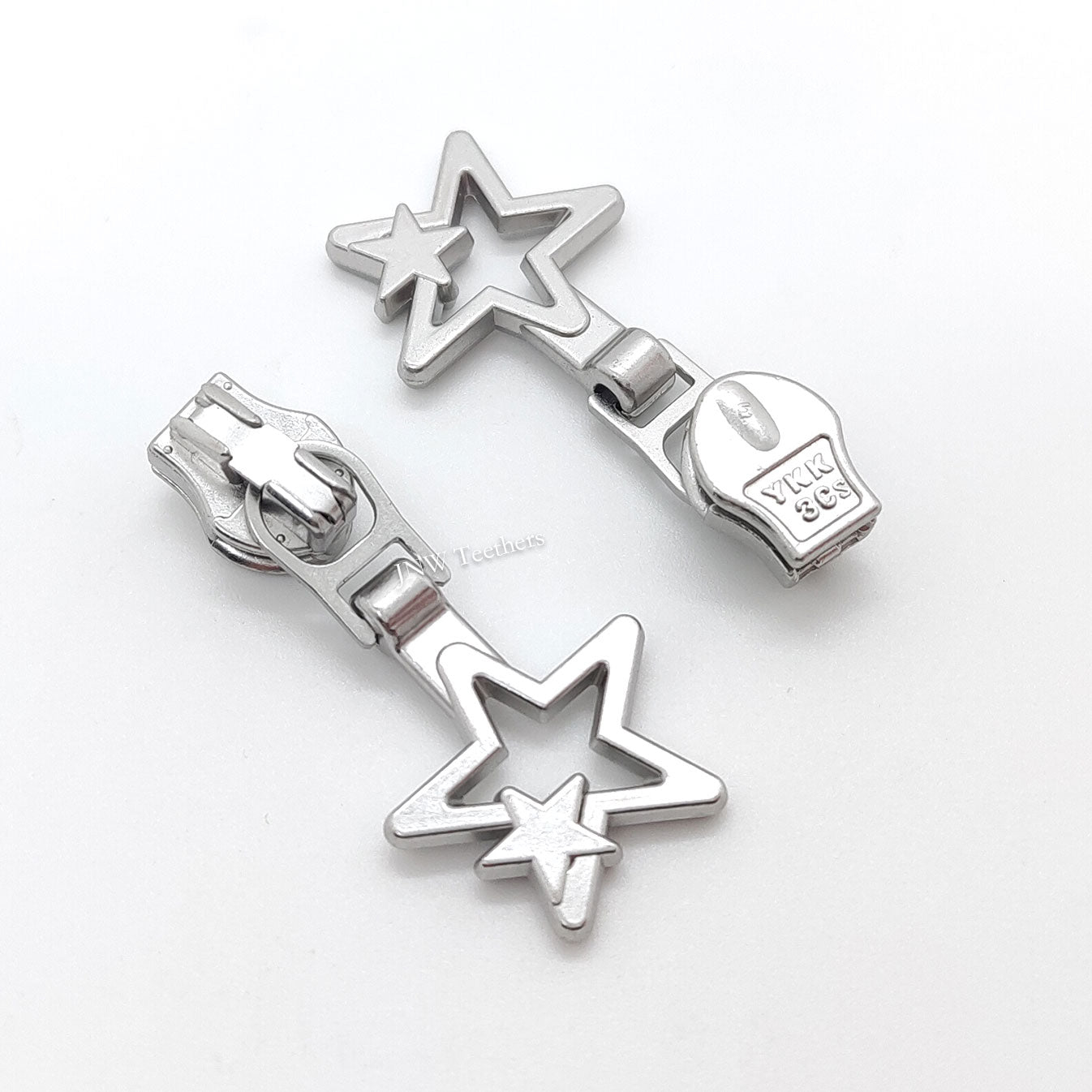 20pcs Star Shape YKK® Coil Zipper Sliders #3