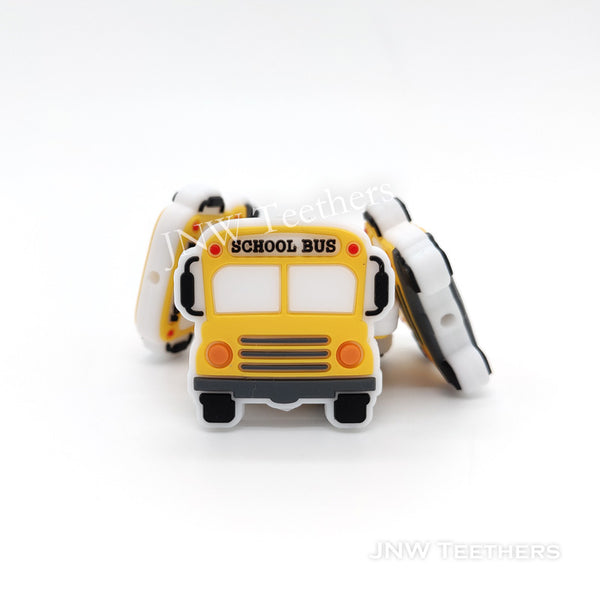 School Bus silicone focal bead