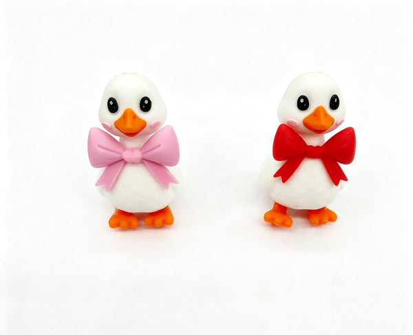 5pcs Cute duck Focal Beads