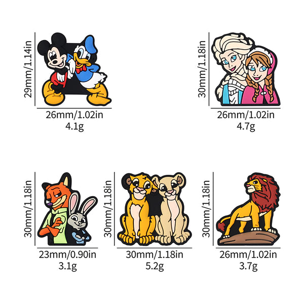 Figure and animal Silicone Focal Beads