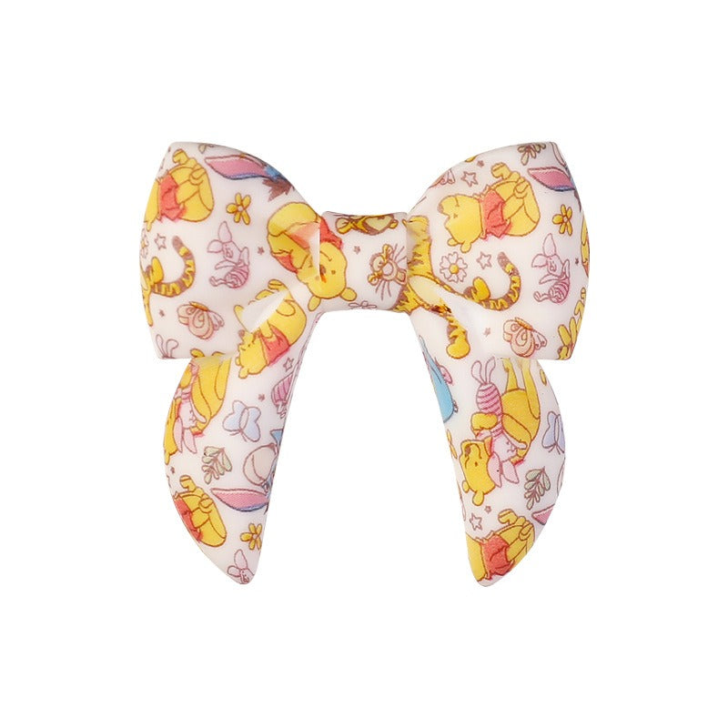 40mm Bowknot Focal Silicone Beads D86