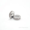 silver 9mm Zircon Bead Spacers