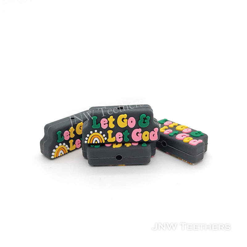 Let Go Let God Silicone Focal Beads