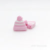 Pink Beanie Silicone Beads