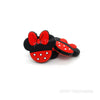 Red Mouse Head Silicone Focal Beads