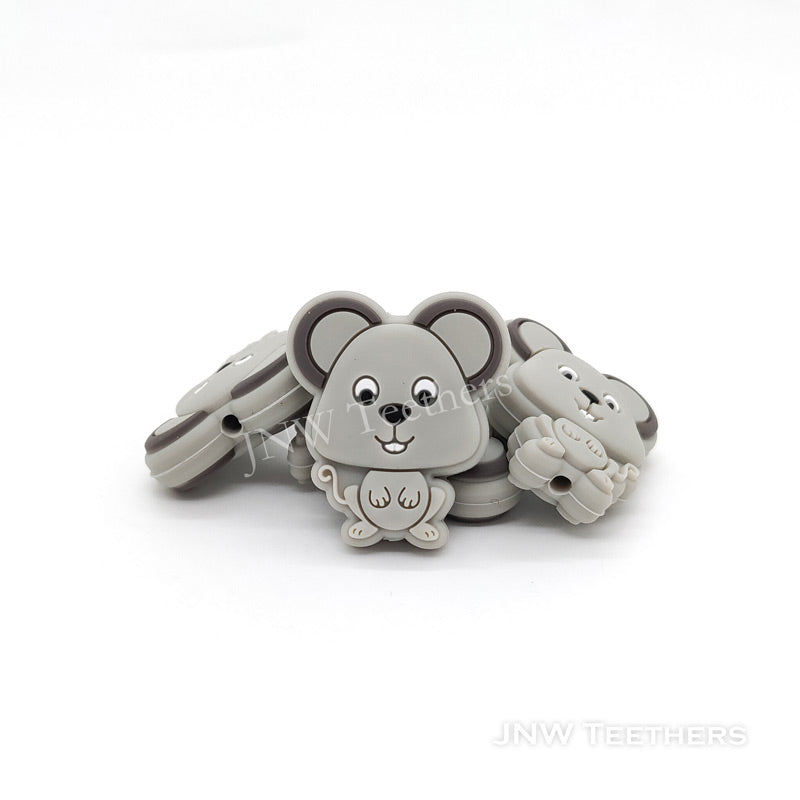 Little Mouse silicone focal beads
