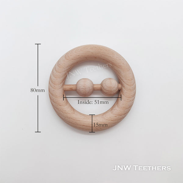 Wooden Round Ring Rattle Wholesale
